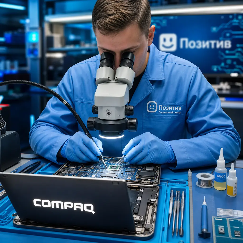 Замена видеокарты ноутбука Compaq в Новокузнецке