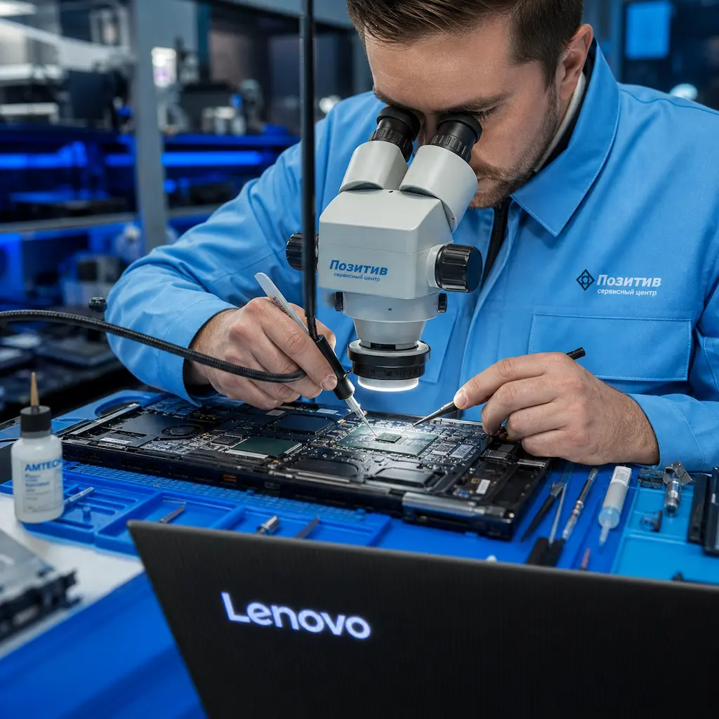 Замена видеокарты ноутбука Lenovo в Новокузнецке