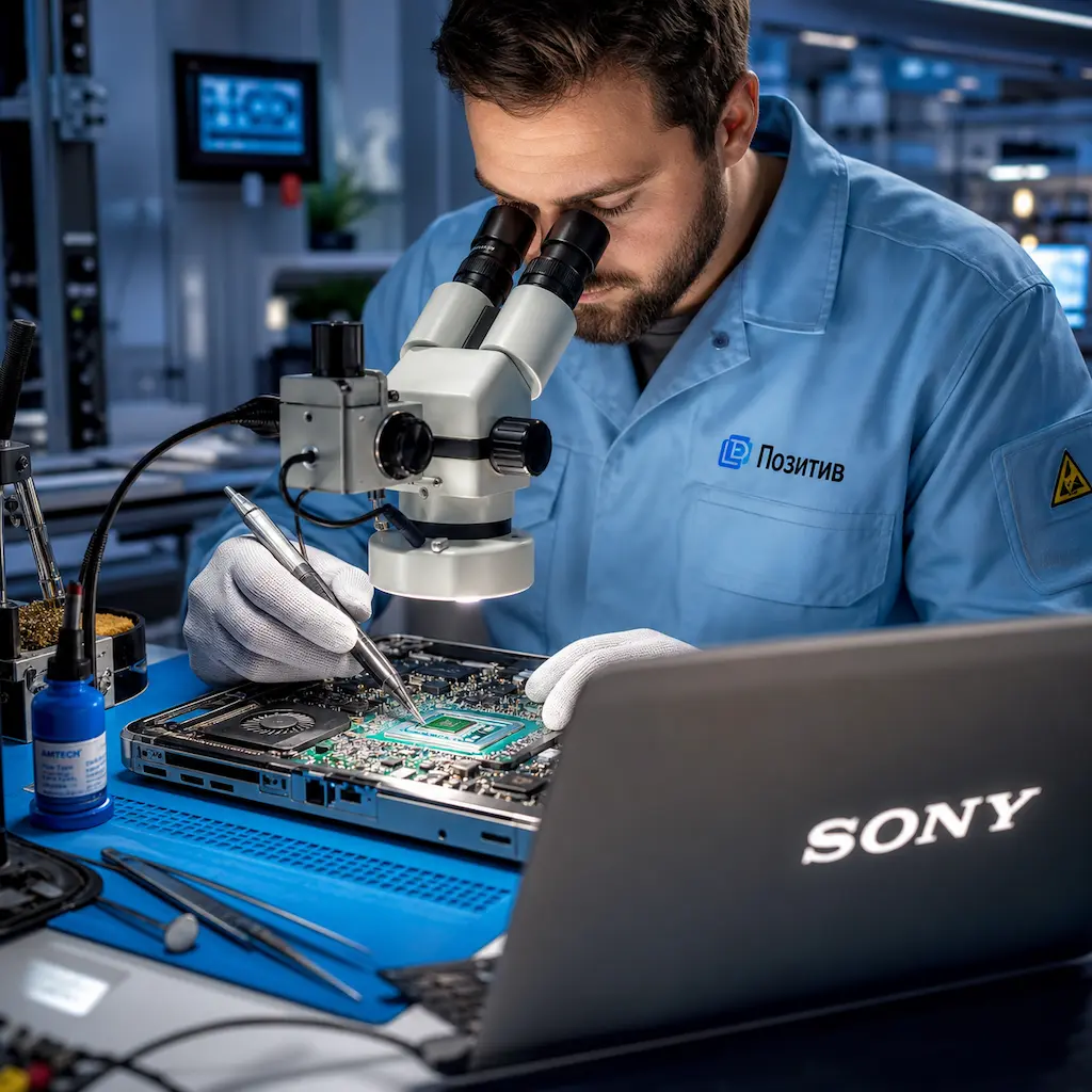 Замена видеокарты ноутбука Sony в Новокузнецке