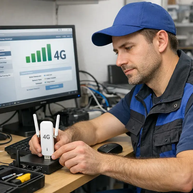 Настройка LTE модема в Новокузнецке