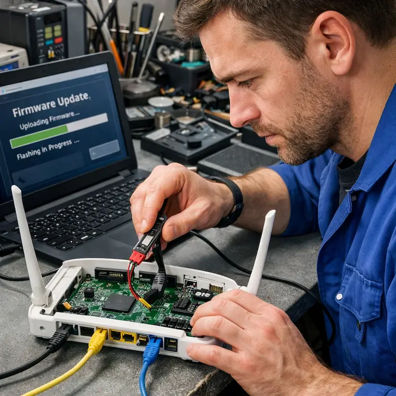 Обновление прошивки роутера в Новокузнецке