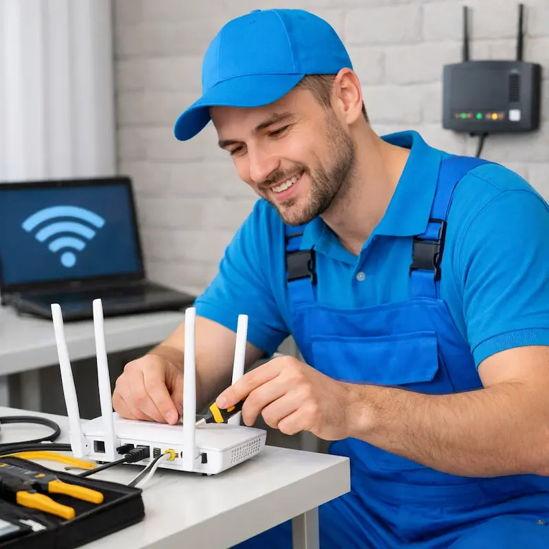 Настройка Wi - Fi в Новокузнецке