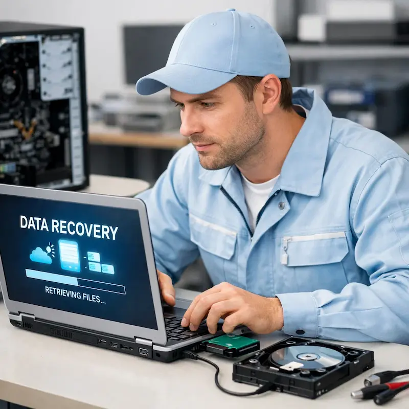 Восстановление данных и файлов в Новокузнецке