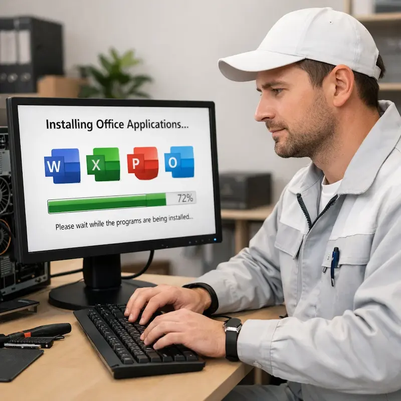установка офисных программ на компьютер в Новокузнецке