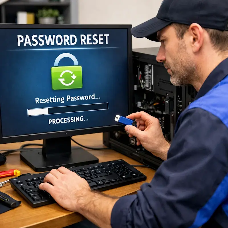 Удаление пароля на компьютере в Новокузнецке