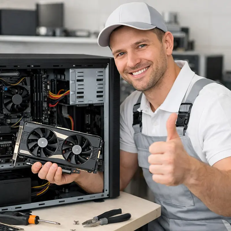 Замена видеокарты ПК в Новокузнецке